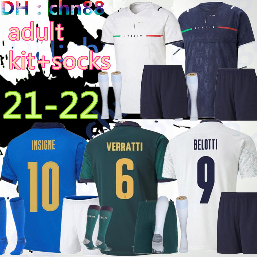 2021 home away Italia soccer Jersey BARELLA SENSI INSIGNE 20 21 22 European Cup Renaissance CHIELLINI ITALY BERNARDESCHI football shirts adult kit+socks uniforms, Image
2021 home away Italia soccer Jersey BARELLA SENSI INSIGNE 20 21 22 European Cup Renaissance CHIELLINI ITALY BERNARDESCHI football shirts adult kit+socks uniforms, Image