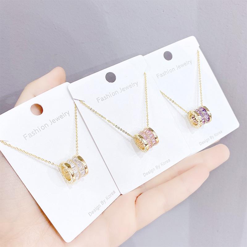Chains Necklace Women's Rose Gold Fashion Korean Titanium Steel Lucky Jewelry Elegant All-Match Small Waist Clavicle Chain Women
Chains Necklace Women's Rose Gold Fashion Korean Titanium Steel Lucky Jewelry Elegant All-Match Small Waist Clavicle Chain Women