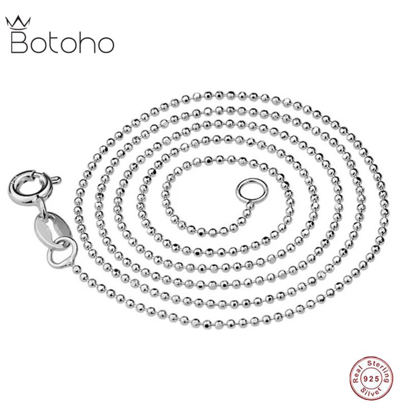 Chains Wholesale S925 Sterling Silver Jewelry Round Bead Sweater Necklace 2-3mm Long Fashion All-match Bare Chain
Chains Wholesale S925 Sterling Silver Jewelry Round Bead Sweater Necklace 2-3mm Long Fashion All-match Bare Chain