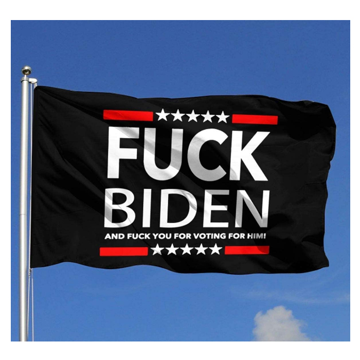 Fxck Biden, Fvck You for Voting Him Flags 3' x 5'ft 100D Polyester Outdoor Banners High Quality Vivid Color With Two Brass Grommets
Fxck Biden, Fvck You for Voting Him Flags 3' x 5'ft 100D Polyester Outdoor Banners High Quality Vivid Color With Two Brass Grommets