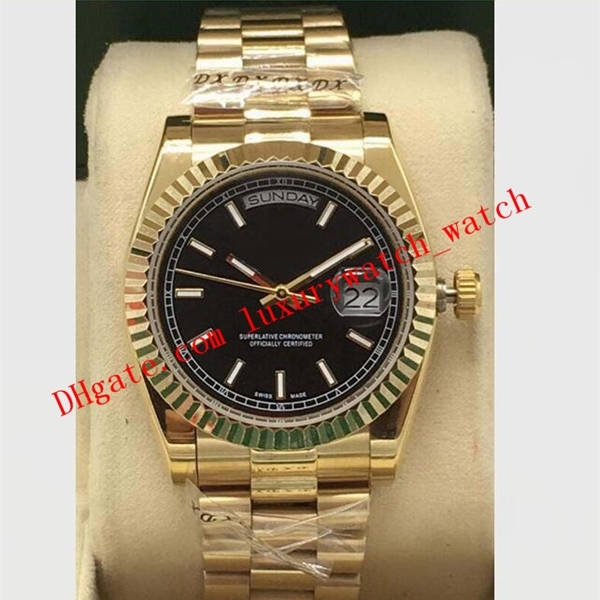 Latest Version 8 Style 18K Yellow Gold 118208 118238 Warranty Index Dial 36mm Steel Fluted Automatic Fashion Men's Watches men luxury brand, Slivery;brown
Latest Version 8 Style 18K Yellow Gold 118208 118238 Warranty Index Dial 36mm Steel Fluted Automatic Fashion Men's Watches men luxury brand, Slivery;brown