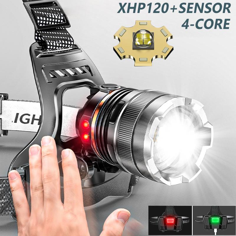 Headlamps Est XHP120 High Powerful Headlamp Head Torch LED Zoom Sensor Headlight 18650 Rechargeable Fishing Camping Lantern
Headlamps Est XHP120 High Powerful Headlamp Head Torch LED Zoom Sensor Headlight 18650 Rechargeable Fishing Camping Lantern