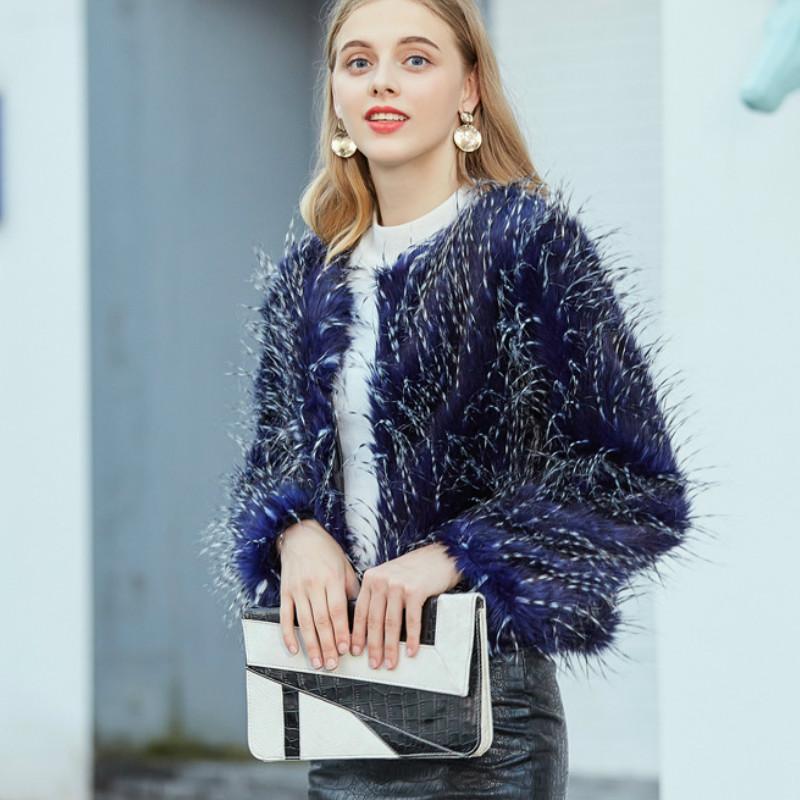 Women's Fur & Faux Chic Women Blue Peacock Jacket High Waist Imitation Coat Mink Cardigan Flocking Outwear Tops 2021 Arrival, Black
Women's Fur & Faux Chic Women Blue Peacock Jacket High Waist Imitation Coat Mink Cardigan Flocking Outwear Tops 2021 Arrival, Black