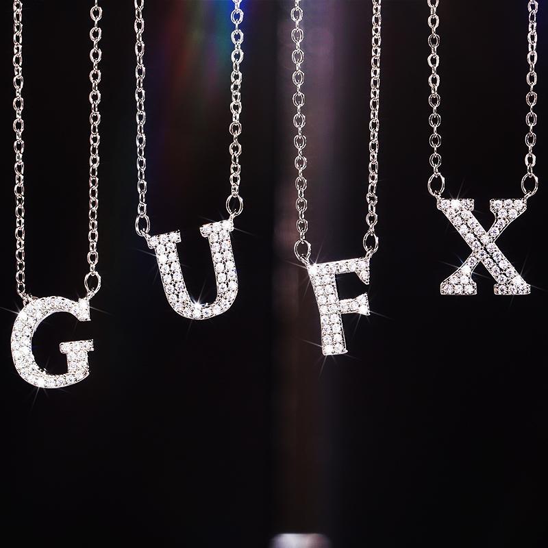 Pendant Necklaces CAOSHI Fashion Creative Letter A-Z Necklace For Women Sweet Temperament Girls Gift Jewelry Daily Collocation Accessories, Silver
Pendant Necklaces CAOSHI Fashion Creative Letter A-Z Necklace For Women Sweet Temperament Girls Gift Jewelry Daily Collocation Accessories, Silver