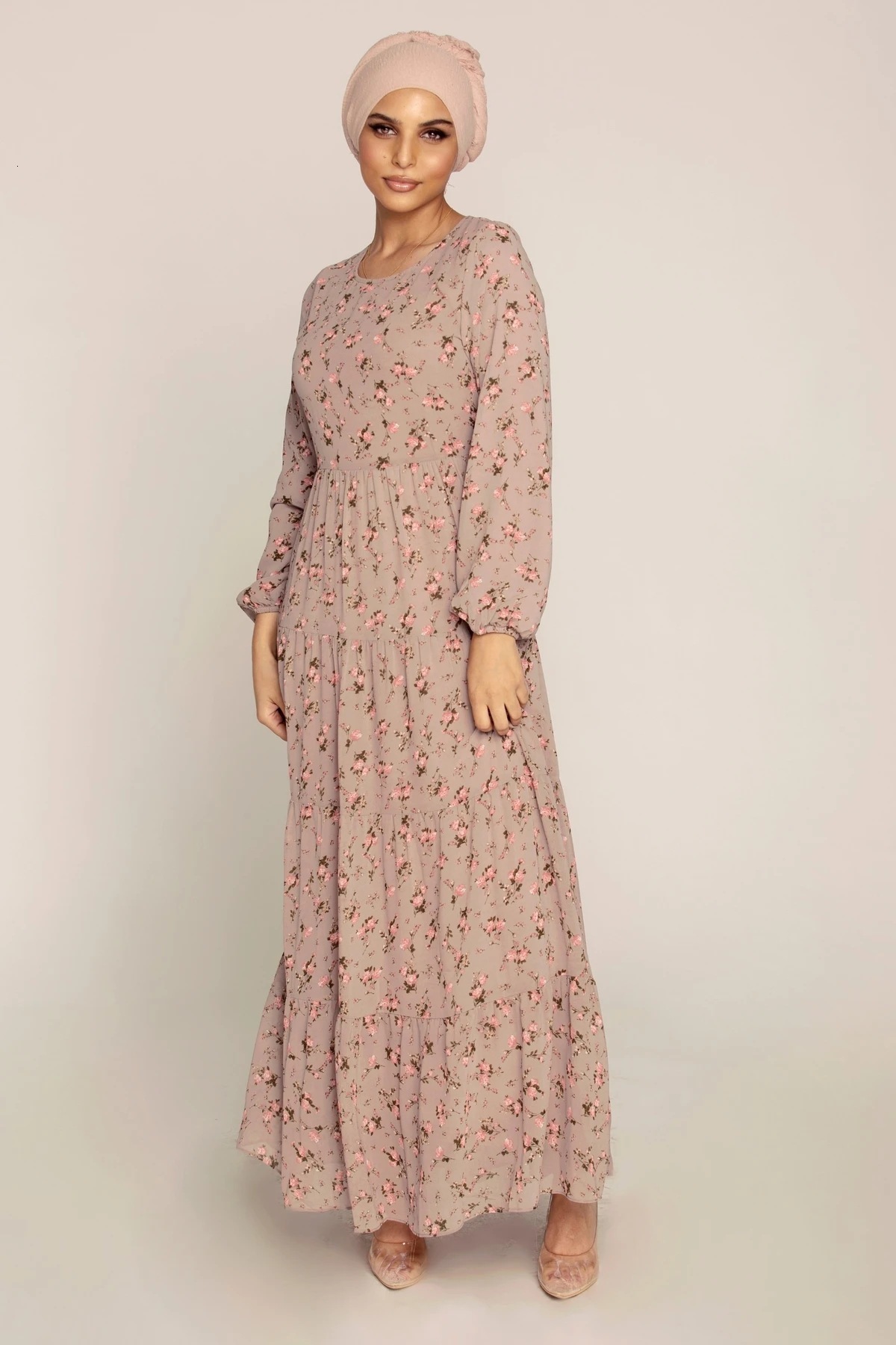 Casual Dresses Chiffon Floral Print Muslim Hijab Dress Dubai Abaya Turkey Maxi for Women Islamic Clothing Kaftan Caftan Vestidos L, As the picture
Casual Dresses Chiffon Floral Print Muslim Hijab Dress Dubai Abaya Turkey Maxi for Women Islamic Clothing Kaftan Caftan Vestidos L, As the picture