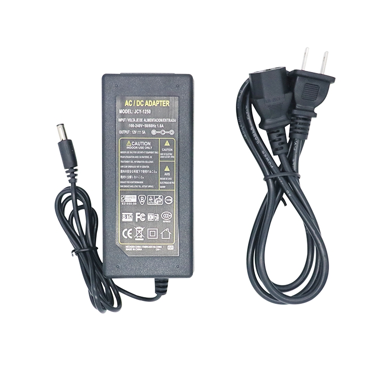 Edison2011 LED Lighting Transformers DC 12V 5A 60W Power Supply Adapter Charger for 5050 3528 SMD Strip Light
Edison2011 LED Lighting Transformers DC 12V 5A 60W Power Supply Adapter Charger for 5050 3528 SMD Strip Light