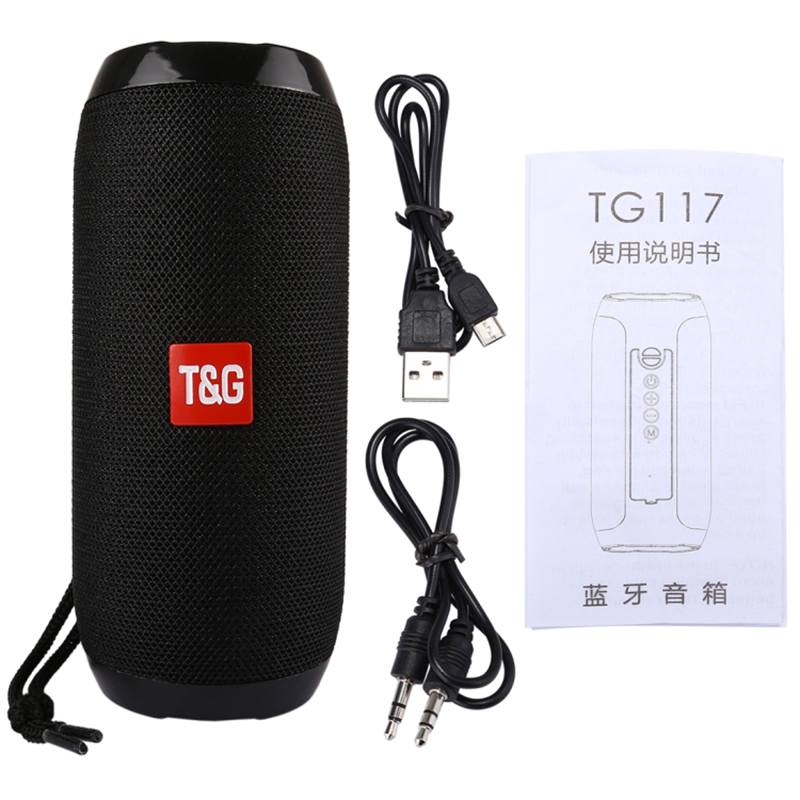 TG117 Wireless Bluetooth Speaker Waterproof Portable Outdoor BoomBox 10W Computer Sound Box TF USB Music Player Handsfree for iPhone Xiaomi Huawei