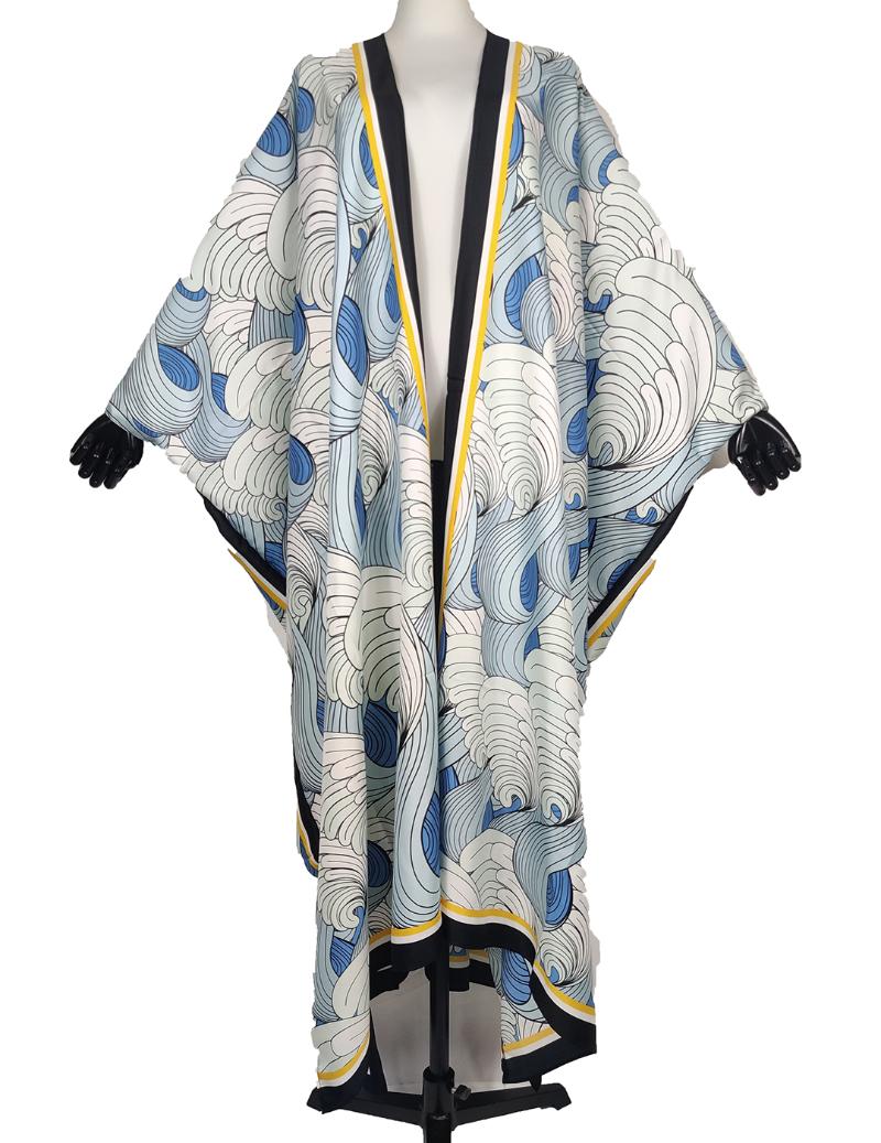 Ethnic Clothing European Printed 2021 Summer Casual Bohemian Silk Swimwear Kaftan Kimonos For Women MIddle East Muslim Full Length Duster Co
Ethnic Clothing European Printed 2021 Summer Casual Bohemian Silk Swimwear Kaftan Kimonos For Women MIddle East Muslim Full Length Duster Co