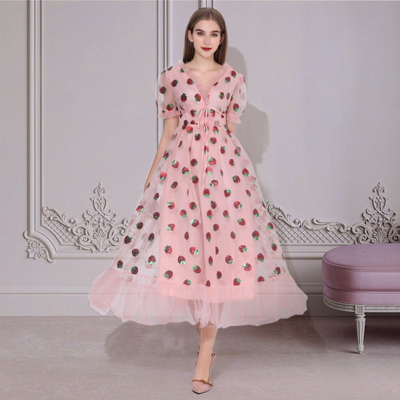 Maxi dresses for women 2021 Summer strawberry dress plus size Mesh Robe Sexy Party Club Elegant Female casual Dresses Vestidos, Black
Maxi dresses for women 2021 Summer strawberry dress plus size Mesh Robe Sexy Party Club Elegant Female casual Dresses Vestidos, Black