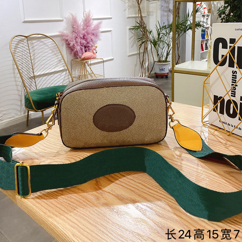 Luxury Women's Cross-Body Bag Designer Messenger Bags Contrast Colors Red and Green Wide Strap Small Square Popular Classic Tiger Head Camera One-Shoulder Bag, Brown
Luxury Women's Cross-Body Bag Designer Messenger Bags Contrast Colors Red and Green Wide Strap Small Square Popular Classic Tiger Head Camera One-Shoulder Bag, Brown
