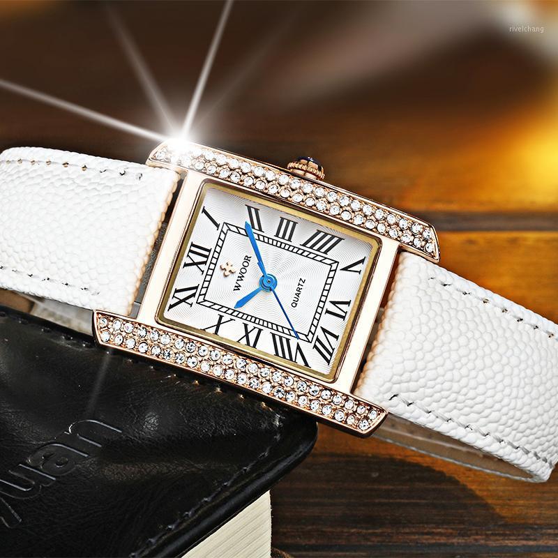 Wristwatches Fashion Design Japanese Quartz Movement Ladies Watch Leather White Dress Women Watches Relogio Feminino
Wristwatches Fashion Design Japanese Quartz Movement Ladies Watch Leather White Dress Women Watches Relogio Feminino
