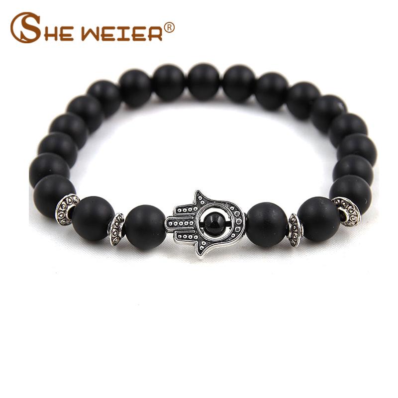 Link, Chain SHE WEIER Friend Bracelet Natural Stone Couple Men Beads Chakra For Women Femme Accessories Jewelry Black
Link, Chain SHE WEIER Friend Bracelet Natural Stone Couple Men Beads Chakra For Women Femme Accessories Jewelry Black