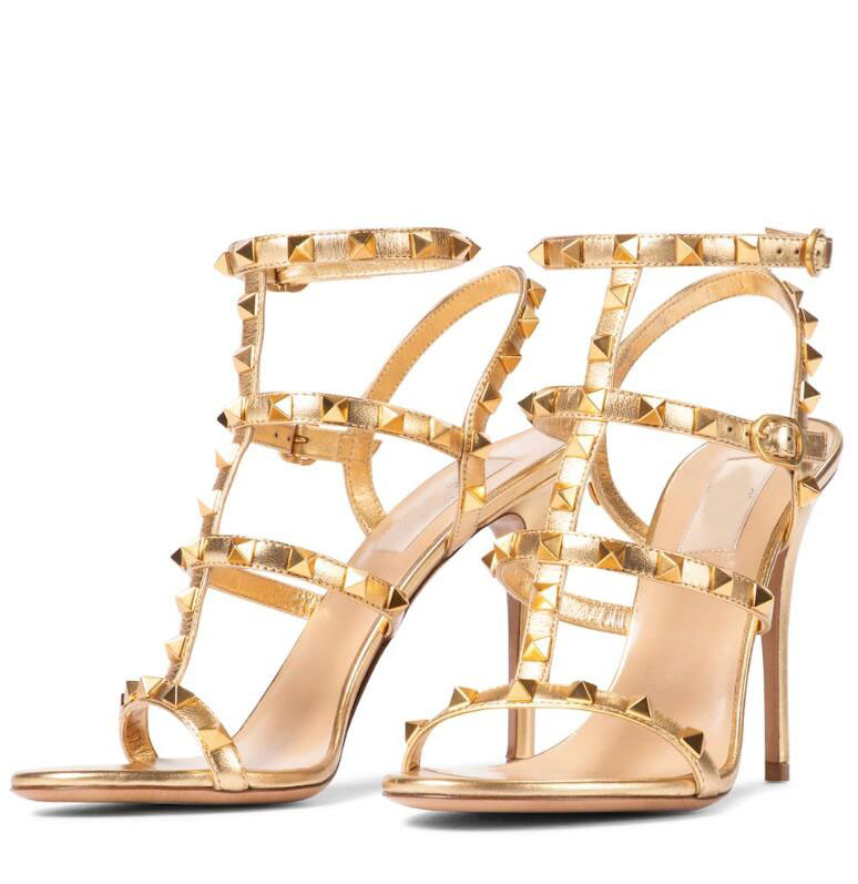 Famous Summer Rock Stud Sandals Shoes Women's High Heels Strappy Sexy Ladies Sandalias Mujer Party Wedding Dress 35-43,With Box
Famous Summer Rock Stud Sandals Shoes Women's High Heels Strappy Sexy Ladies Sandalias Mujer Party Wedding Dress 35-43,With Box