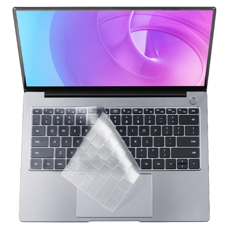 Keyboard Covers For Huawei MateBook D 14 2021 Cover Skin Protector D14 Transparent/Black