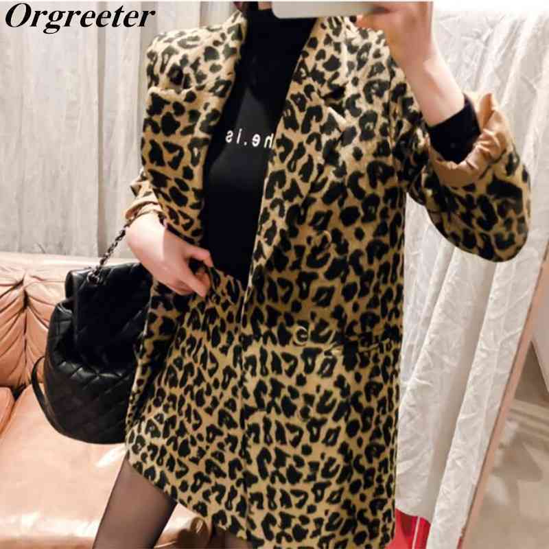 Fashion Leopard Print Office Blazer Outwear Mini Bodycon Skirt Two piece Set Women's High Quality Wool Blend Suit Fall Winter 210525, Black
Fashion Leopard Print Office Blazer Outwear Mini Bodycon Skirt Two piece Set Women's High Quality Wool Blend Suit Fall Winter 210525, Black