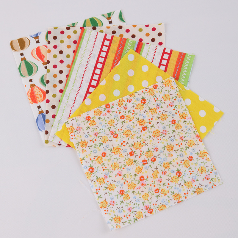 30/50 Sheets DIY Handmade Mixed Color Home Supplies Gift Accessories Patchwork Sewing Cloth Material Flower Pattern Cotton