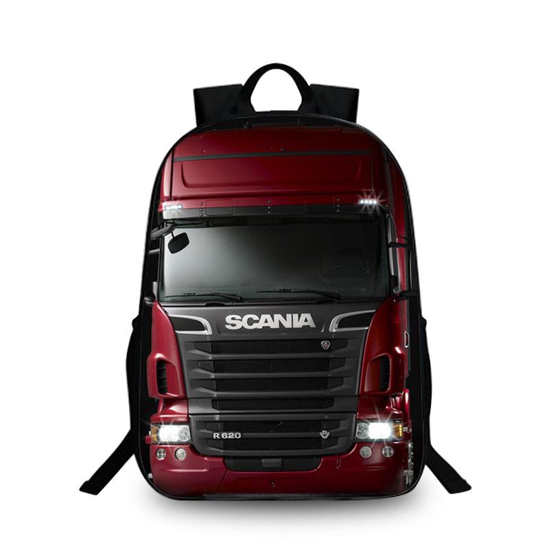 Backpack Scaniaes Saabb V8 3D Children Kids Student Pencil Bags Cosmetic Travel…
