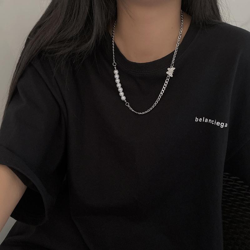 Pendant Necklaces Naisi Original Pearl Butterfly Necklace Female Ins Korea Cold Wind Titanium Steel Clavicle Chain Hip Hop Fashion Accessori
Pendant Necklaces Naisi Original Pearl Butterfly Necklace Female Ins Korea Cold Wind Titanium Steel Clavicle Chain Hip Hop Fashion Accessori