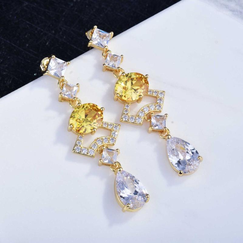 Stud Sterling Silver Needle Exaggerated Fine Zircon-Embedded Earrings Female Blue Long Dress Gem Fan-Shaped Elegant Water Drop, Golden;silver
Stud Sterling Silver Needle Exaggerated Fine Zircon-Embedded Earrings Female Blue Long Dress Gem Fan-Shaped Elegant Water Drop, Golden;silver