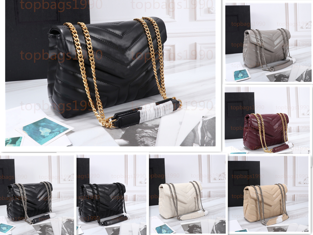 25 32 cm designer handbags square loulou chain bag real leather women large-capacity shoulder bags high quality quilted messenger bags, Black with black chain
25 32 cm designer handbags square loulou chain bag real leather women large-capacity shoulder bags high quality quilted messenger bags, Black with black chain