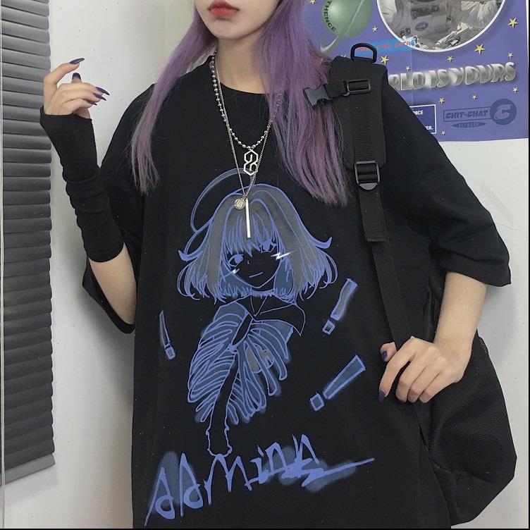 womens gothic t shirt korean style graphic for women ladies summer harajuku ulzzang streetwear goth horror clothes, White
womens gothic t shirt korean style graphic for women ladies summer harajuku ulzzang streetwear goth horror clothes, White
