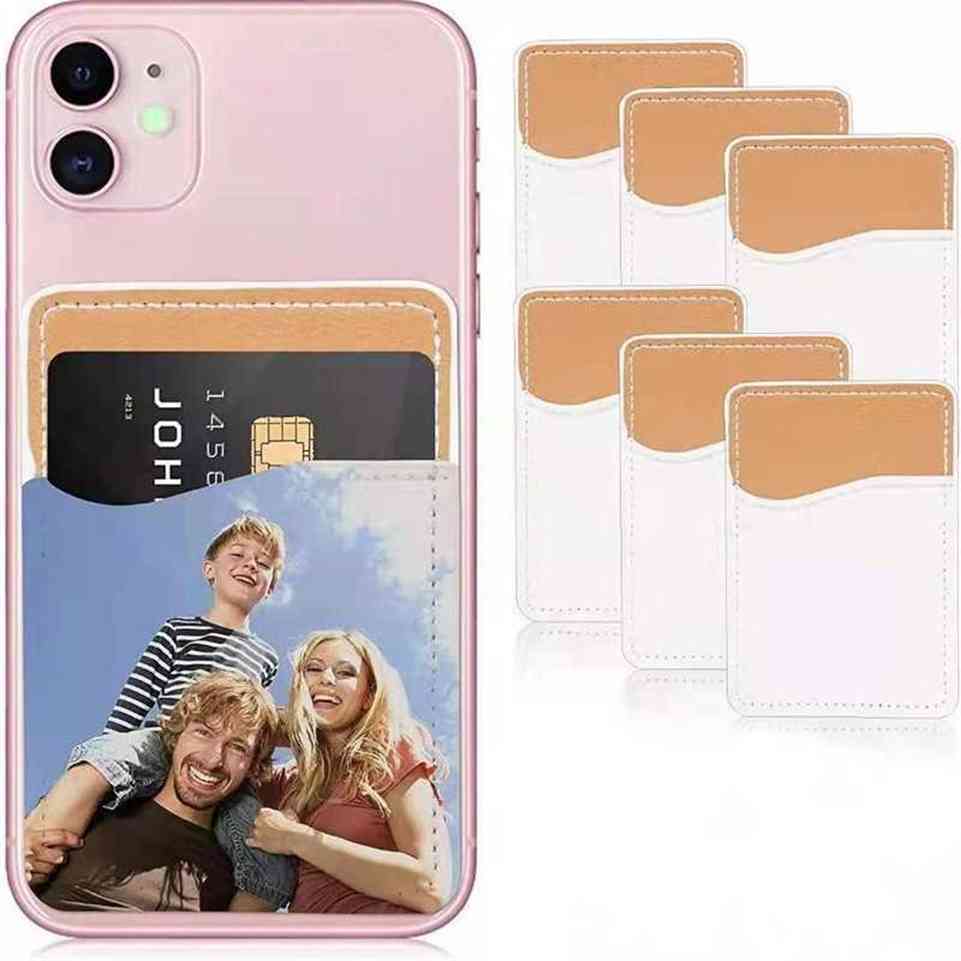 3M Mobile Phone Back Stick Pocket DIY Blank Sublimation Credit Card Slot Money Wallet Coin Bags Heat Transfer White Black Color PU Leather Square Coaster G76ZBA8, Black and white card bag
3M Mobile Phone Back Stick Pocket DIY Blank Sublimation Credit Card Slot Money Wallet Coin Bags Heat Transfer White Black Color PU Leather Square Coaster G76ZBA8, Black and white card bag