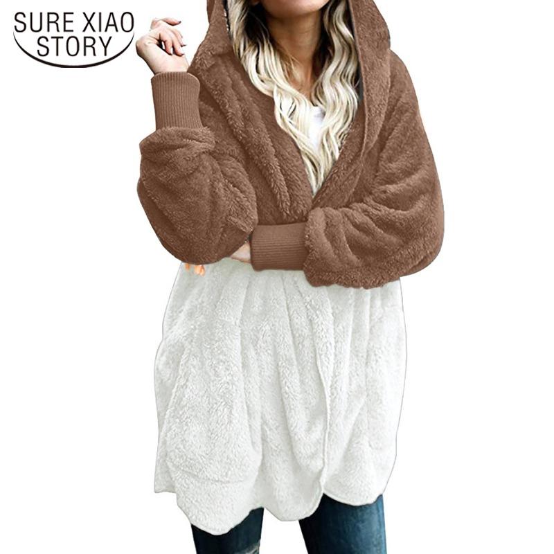 Women's Jackets Fashion Double Side Velvet Spliced Coat Women Jacket Fleece Shaggy Warm Cropped Overcoat Single Breasted Outwear 18248, Black;brown
Women's Jackets Fashion Double Side Velvet Spliced Coat Women Jacket Fleece Shaggy Warm Cropped Overcoat Single Breasted Outwear 18248, Black;brown