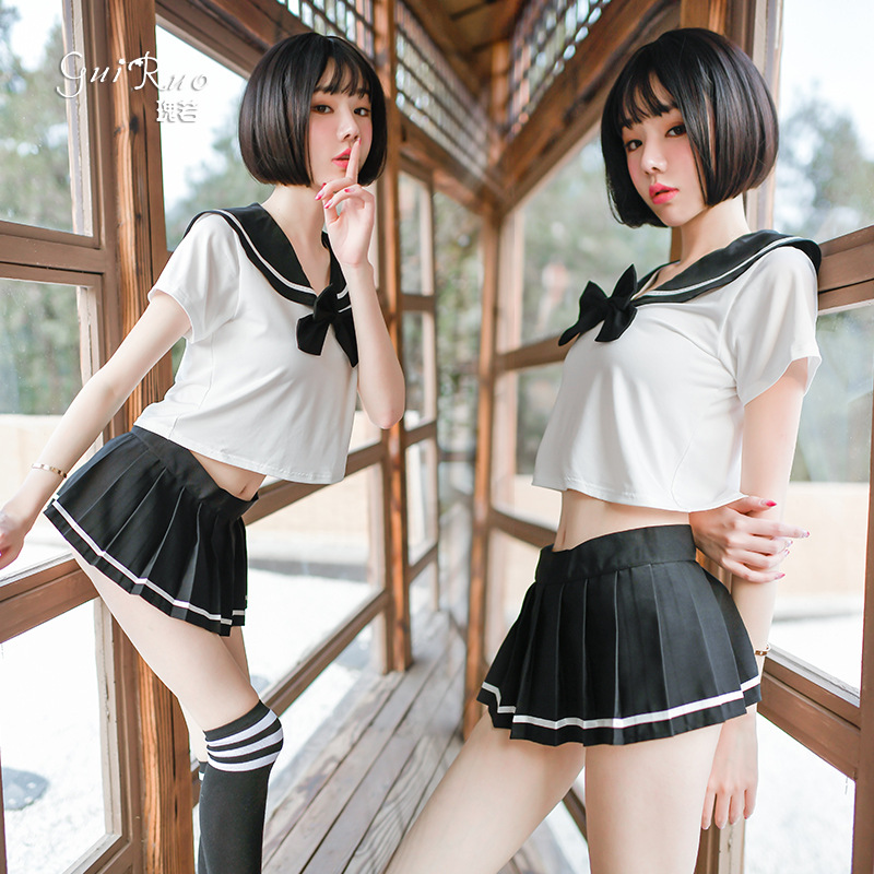 Sexy Sailor Lingerie Student Pure JK Uniform Japan/Korean School Uniforms Cute Women/Girl Sailor Costumes Sets Tops Skirts, Red
Sexy Sailor Lingerie Student Pure JK Uniform Japan/Korean School Uniforms Cute Women/Girl Sailor Costumes Sets Tops Skirts, Red
