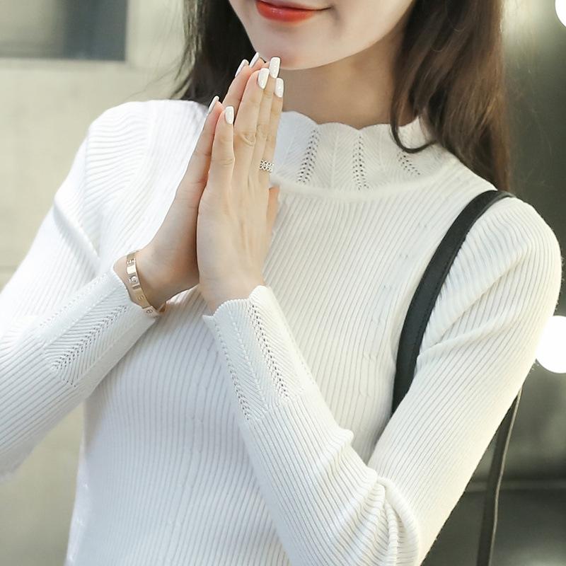 Women's Sweaters 2021 Korean Version Knitted Sweater Long-sleeved Loose Half-high Collar Pullover Female Cc57, Photo color
Women's Sweaters 2021 Korean Version Knitted Sweater Long-sleeved Loose Half-high Collar Pullover Female Cc57, Photo color