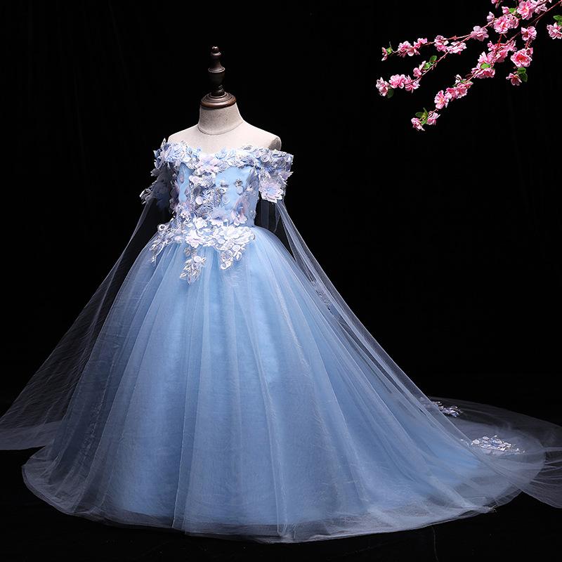 Girl's Dresses Elegant 3D Floral Off Shoulder Long Trailing Flower Girl For Wedding Kids Bandage First Communion Walk Show Ball Gown, Red;yellow
Girl's Dresses Elegant 3D Floral Off Shoulder Long Trailing Flower Girl For Wedding Kids Bandage First Communion Walk Show Ball Gown, Red;yellow