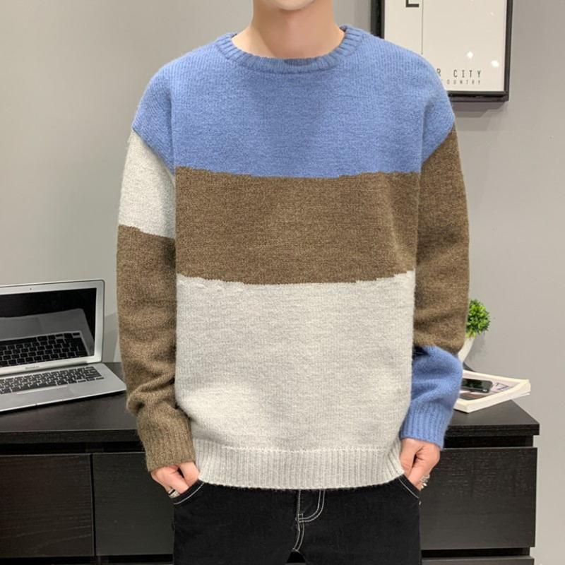 Men's Sweaters Retro Knitted Sweater Men And Women Harajuku Casual Cotton Pullover Striped Top 2021 Autumn Winter Clothes, White;black
Men's Sweaters Retro Knitted Sweater Men And Women Harajuku Casual Cotton Pullover Striped Top 2021 Autumn Winter Clothes, White;black