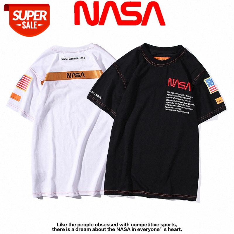 Tide brand NAA HERON PRETON joint TEE loose men and women embroidery short-sleeved couple T-shirt #zC7K, White;black
Tide brand NAA HERON PRETON joint TEE loose men and women embroidery short-sleeved couple T-shirt #zC7K, White;black