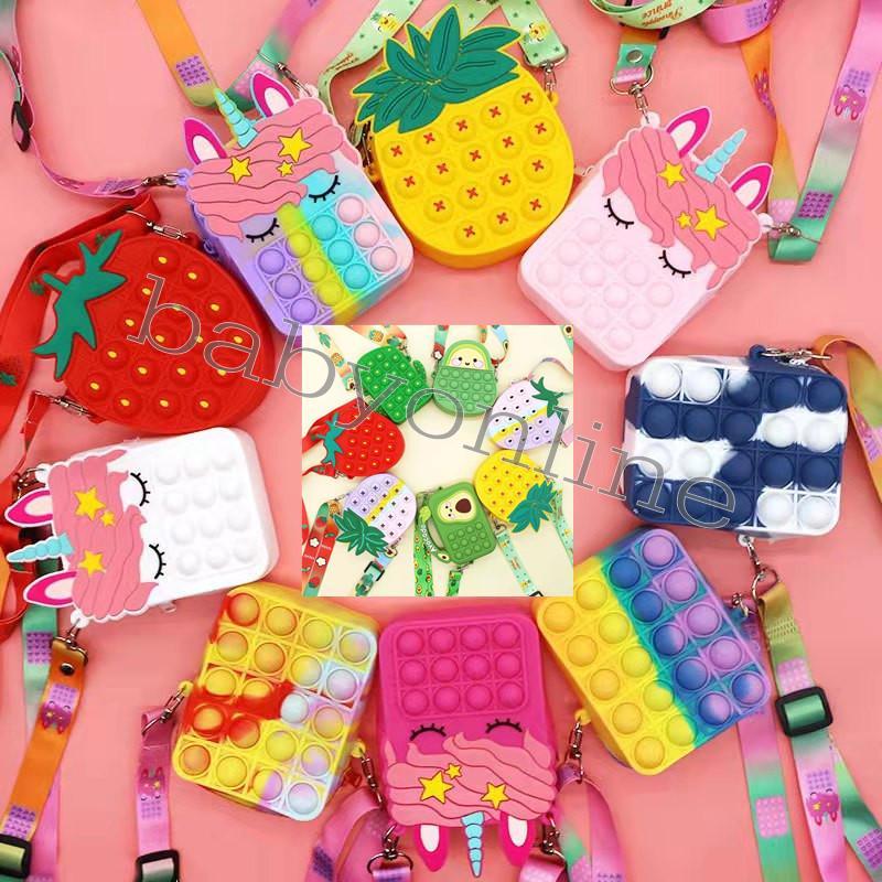 Fidget Toys Sensory Fashion Bag kid Push Bubble Rainbow Anti Stress Educational Children And Adults Decompression Toy 2021 back to school
Fidget Toys Sensory Fashion Bag kid Push Bubble Rainbow Anti Stress Educational Children And Adults Decompression Toy 2021 back to school