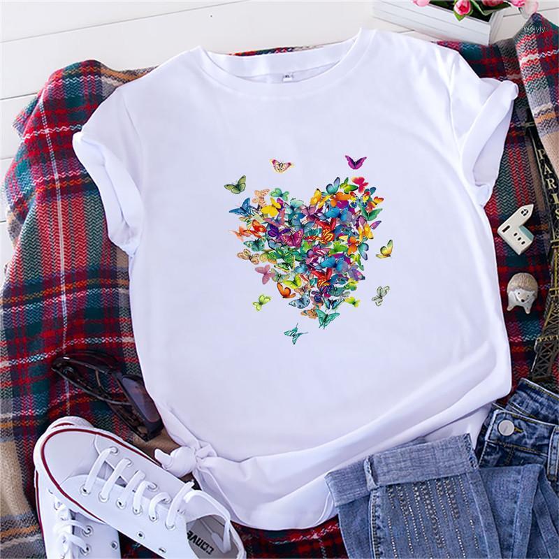 Women' T-Shirt Cotton T Shirt Women Summer Plus Size Colorful Heart Butterflies Print Aesthetic Graphic Tees Casual Short Sleeve T-shirts, Black
Women' T-Shirt Cotton T Shirt Women Summer Plus Size Colorful Heart Butterflies Print Aesthetic Graphic Tees Casual Short Sleeve T-shirts, Black