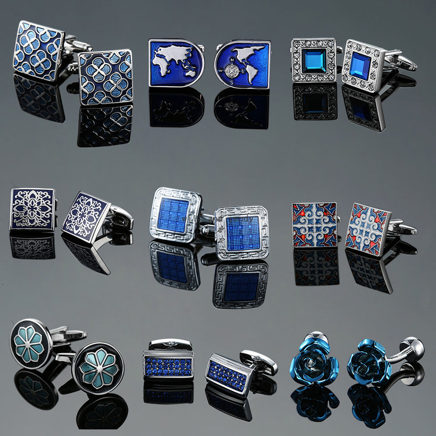 Flower Diamond French Men's Shirt Metal Brass Enamel Cufflinks Casual Top Business Shirt Cuff Links Sleeve Button for Man Fashion Jewelry will and sandy
Flower Diamond French Men's Shirt Metal Brass Enamel Cufflinks Casual Top Business Shirt Cuff Links Sleeve Button for Man Fashion Jewelry will and sandy