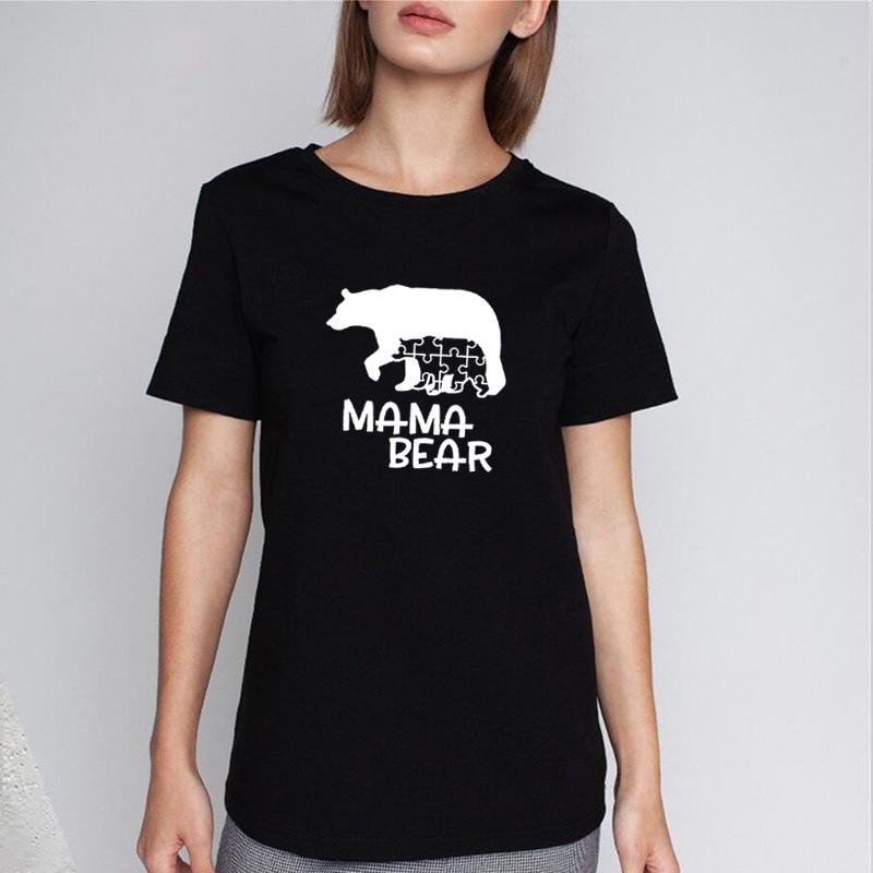 Women' T-Shirt Mama Bear Funny T Shirts Women Short Sleeve Cotton O-neck Harajuku Tee Shirt Femme Fashion Tshirt Top Loose Camiseta Mujer, Black
Women' T-Shirt Mama Bear Funny T Shirts Women Short Sleeve Cotton O-neck Harajuku Tee Shirt Femme Fashion Tshirt Top Loose Camiseta Mujer, Black