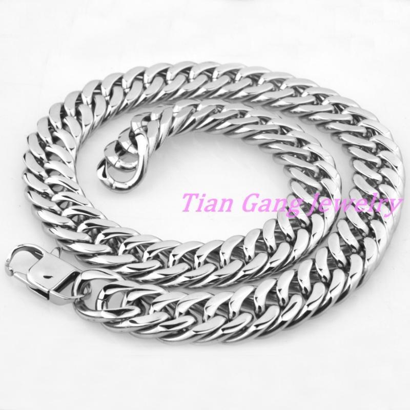 Durable 18mm Wide Heavy Men Silver Color Stainless Steel Necklace Chunky Link Chain 7-40 Inch Chains
Durable 18mm Wide Heavy Men Silver Color Stainless Steel Necklace Chunky Link Chain 7-40 Inch Chains