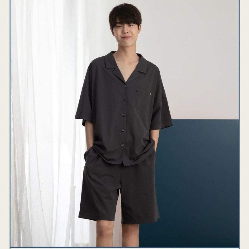 Men's Sleepwear BPP Pajamas Female Summer Thin Simple Japanese INS Style Short Sleeve Couples Suit Can Be Worn Outside The Home 2021, Women
Men's Sleepwear BPP Pajamas Female Summer Thin Simple Japanese INS Style Short Sleeve Couples Suit Can Be Worn Outside The Home 2021, Women
