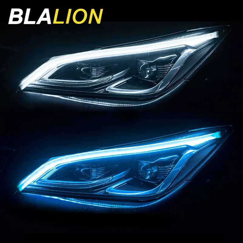 Emergency Lights 2pcs Car Daytime Running Light LED DRL Flexible Waterproof Strip Auto Headlights White Turn Signal Yellow Automotive Flow
Emergency Lights 2pcs Car Daytime Running Light LED DRL Flexible Waterproof Strip Auto Headlights White Turn Signal Yellow Automotive Flow