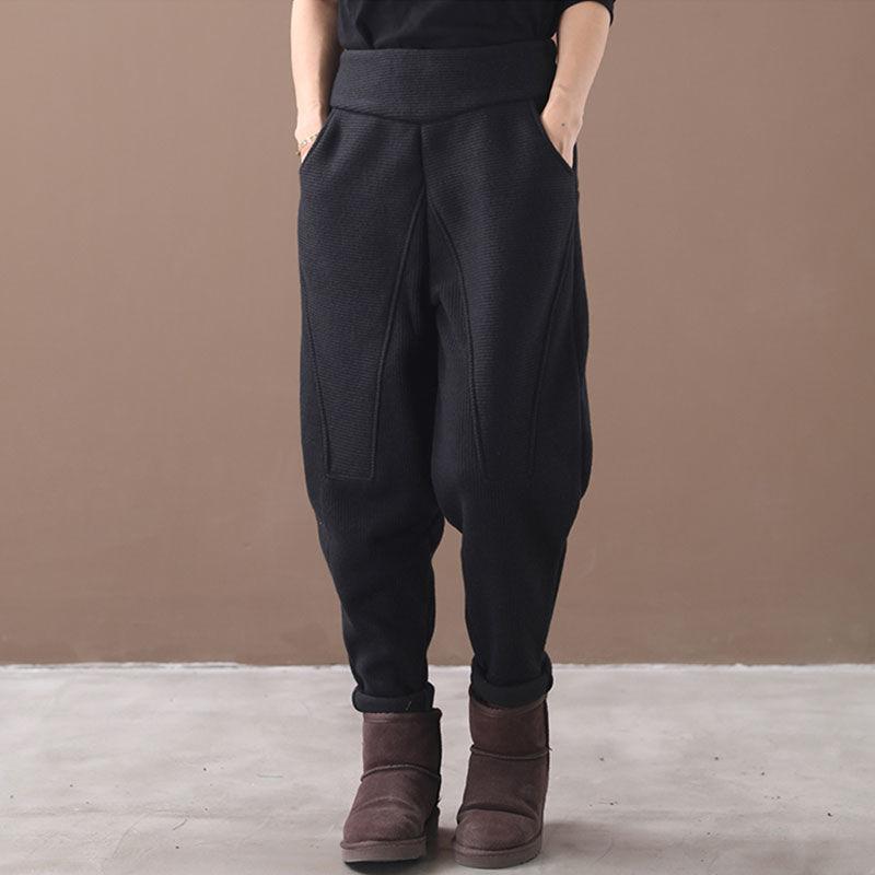 Women's Jeans Solid Color Thickened Knitted Pants Radish Wool Cotton In Autumn And Winter, Blue
Women's Jeans Solid Color Thickened Knitted Pants Radish Wool Cotton In Autumn And Winter, Blue