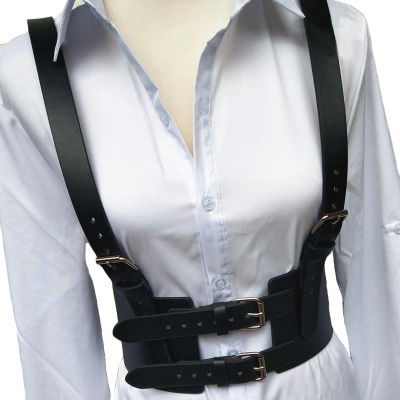 Belts 2021 Fashion PU Leather Harness Women Men Gothic Body Bondage Black Adjustable Waist Straps Punk Rock Stylish Accessories
Belts 2021 Fashion PU Leather Harness Women Men Gothic Body Bondage Black Adjustable Waist Straps Punk Rock Stylish Accessories