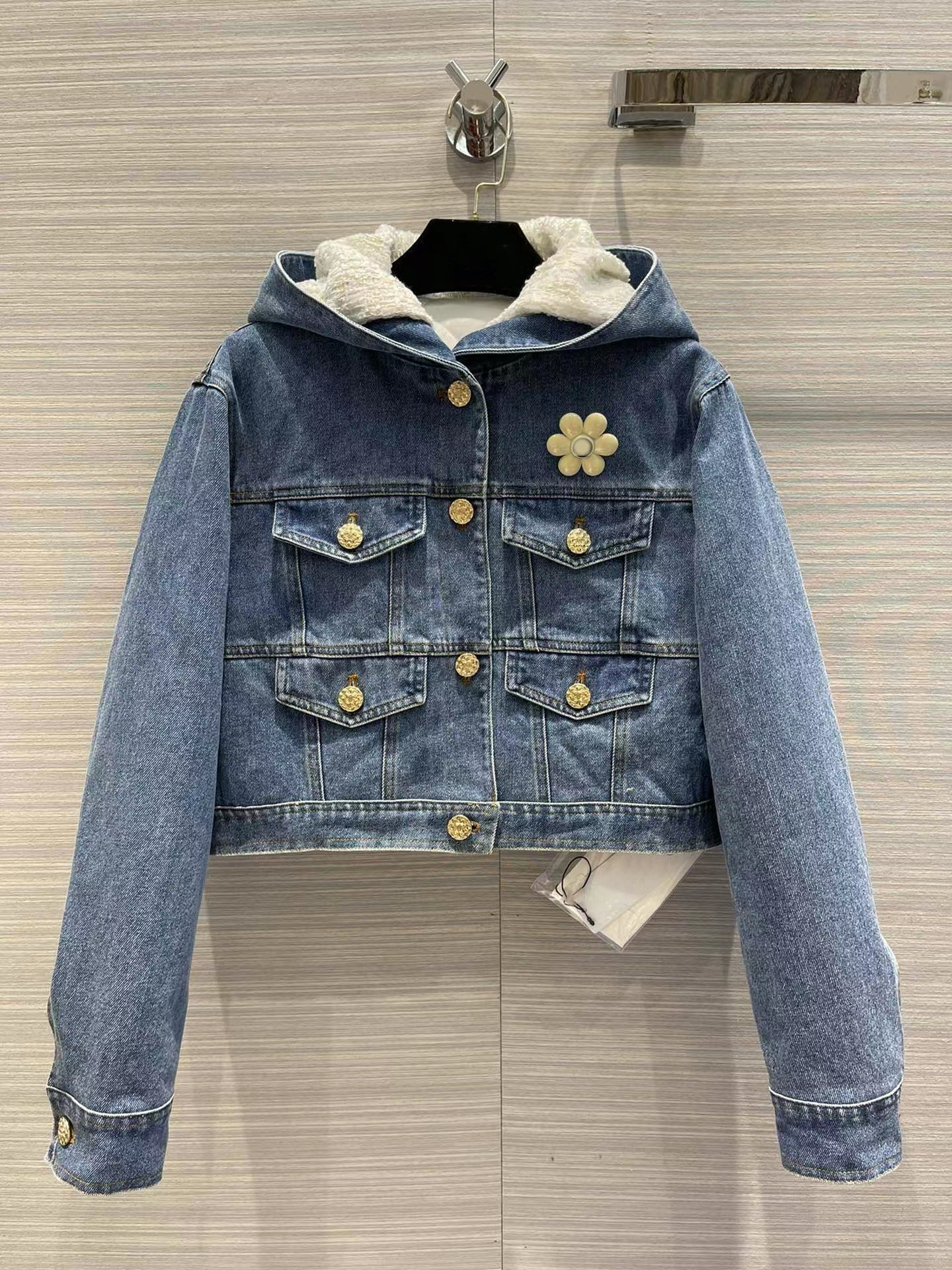 2021 Autumn Winter Milan Runway Jackets Hooded Long Sleeve Leisure and fashion Brand Same Style Women' Coats Designer 1113-3, Blue
2021 Autumn Winter Milan Runway Jackets Hooded Long Sleeve Leisure and fashion Brand Same Style Women' Coats Designer 1113-3, Blue