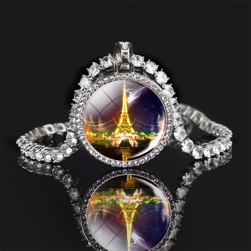 Pendant Necklaces Choker Paris Eiffel Tower Necklace Zircon Crystal Chain Angel Wing France Souvenir Gift, Silver
Pendant Necklaces Choker Paris Eiffel Tower Necklace Zircon Crystal Chain Angel Wing France Souvenir Gift, Silver
