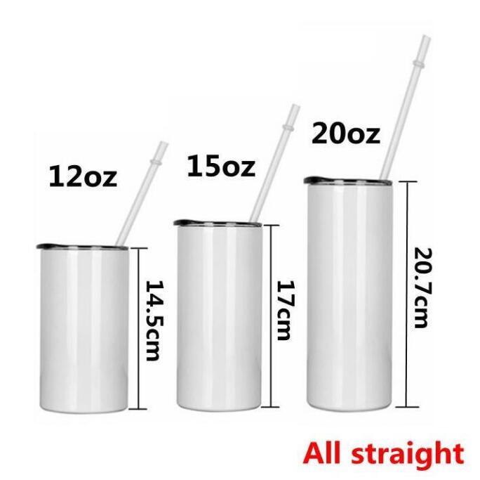 Sublimation Straight Tumblers Mugs Blanks 12 15 20 oz Stainless Steel Car Cups Tumbler Travel Mug Insulated Water Bottle WY949-2, Shipping time 25-35 working days
Sublimation Straight Tumblers Mugs Blanks 12 15 20 oz Stainless Steel Car Cups Tumbler Travel Mug Insulated Water Bottle WY949-2, Shipping time 25-35 working days