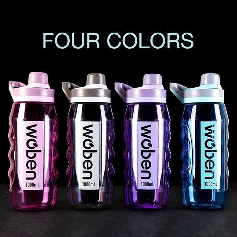 1000ml/1500ML Plastic Water Bottle Sport For Water Cup Camping Portable Travel Outdoor Tour Large Capacity Drinking Bottles 210610
1000ml/1500ML Plastic Water Bottle Sport For Water Cup Camping Portable Travel Outdoor Tour Large Capacity Drinking Bottles 210610