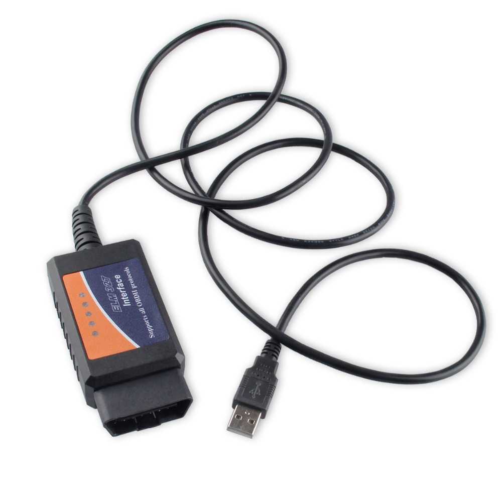 New ELM327 OBD2 FTDI FT232RL Chip OBD II Scanner Automotive for PC EML V1.5 ODB2 Interface Diagnostic Tool ELM 327 USB V 1.5
