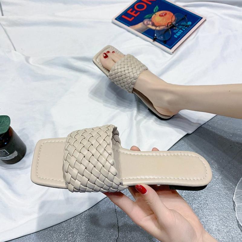 Slippers Slides Women Square Head Summer Shoes Flat With Flip Flops Crystal Frosted Sandals And Outside Zapatos De Mujer, Red
Slippers Slides Women Square Head Summer Shoes Flat With Flip Flops Crystal Frosted Sandals And Outside Zapatos De Mujer, Red