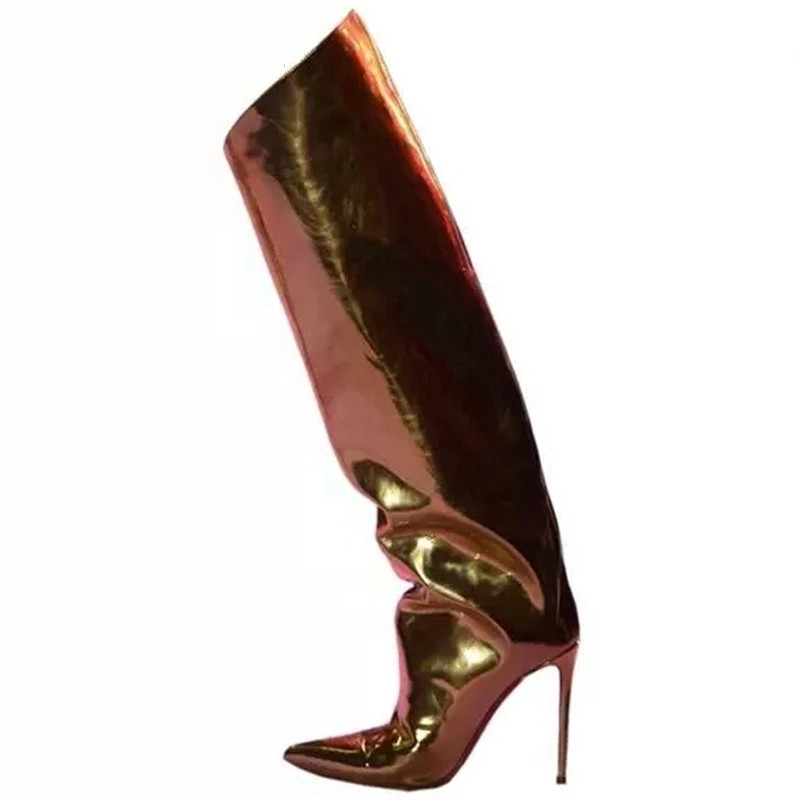 Runway Women's Long Boots Candy Color Mirror Leather Women Over The Knee Booties Super High Heels Stilettos Demonia Party Wedding Boota, Black
Runway Women's Long Boots Candy Color Mirror Leather Women Over The Knee Booties Super High Heels Stilettos Demonia Party Wedding Boota, Black