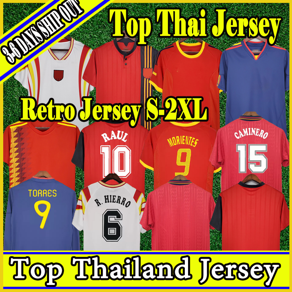 retro final 2010 Spain jersey 1994 RAUL XAVI Hierro LUIS ENSRIQUE XAVI ALONSO 2008 2012 1996 Caminero Iniesta PUYOL PIQUE David Villa TORRES Men Kit Adult uniforms, 1996 away
retro final 2010 Spain jersey 1994 RAUL XAVI Hierro LUIS ENSRIQUE XAVI ALONSO 2008 2012 1996 Caminero Iniesta PUYOL PIQUE David Villa TORRES Men Kit Adult uniforms, 1996 away