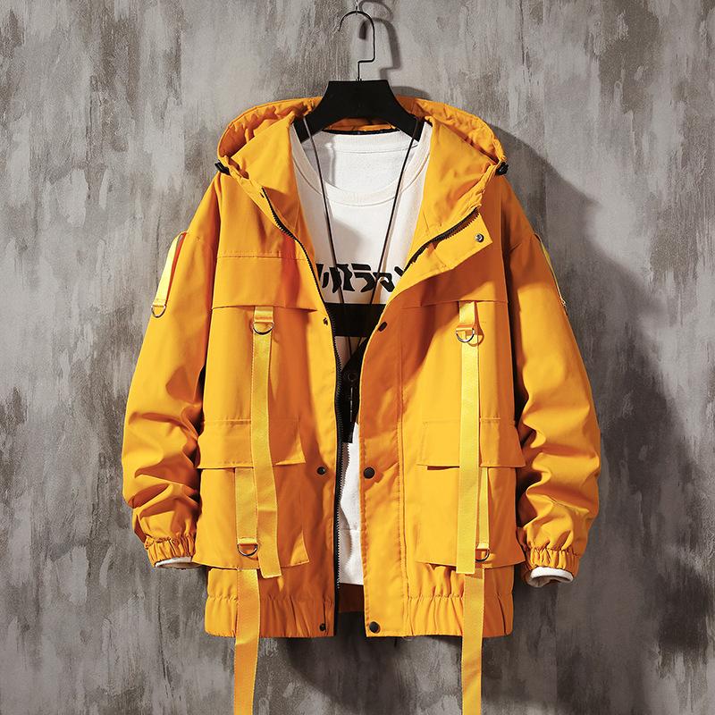 Men's Jackets Spring And Autumn Jacket Korean Style Trend Loose Casual Personality Hooded Top Tide Brand Hip-hop Tooling Clamp Overcome, Black
Men's Jackets Spring And Autumn Jacket Korean Style Trend Loose Casual Personality Hooded Top Tide Brand Hip-hop Tooling Clamp Overcome, Black